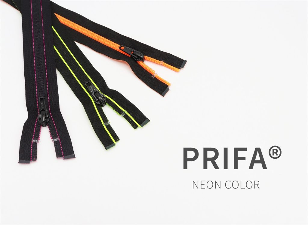 YKKファスナー　PRIFA®ネオンカラー